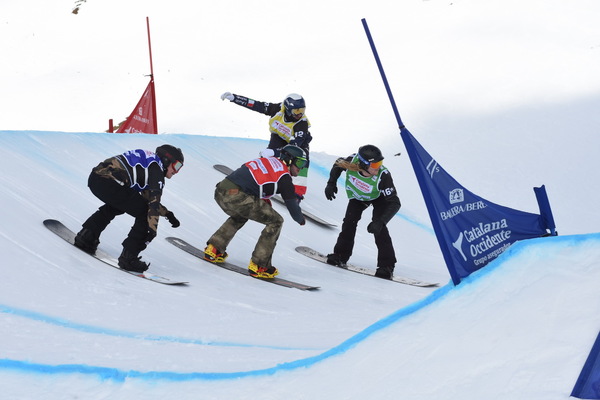 Los mejores riders internacionales en la Copa del Mundo SBX de Baqueira Beret